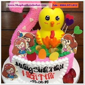 Bánh Sinh Nhật Con Gà Tuổi Dậu - V15